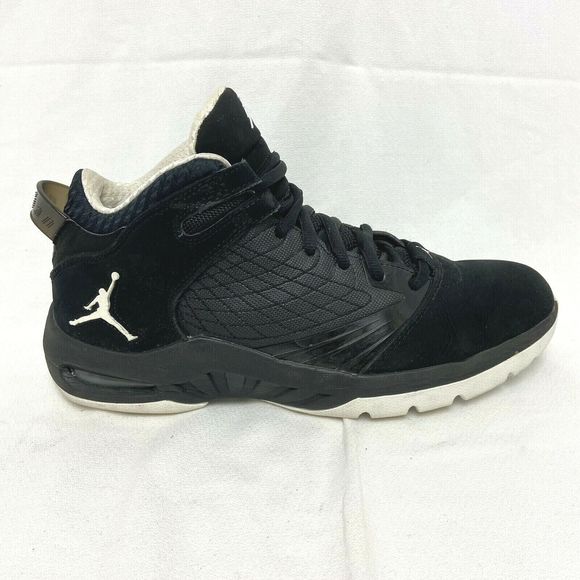 Nike Mens Air Jordan Size 9.5 New School Bred 2011 Basketball Shoes Black White - Picture 2 of 12